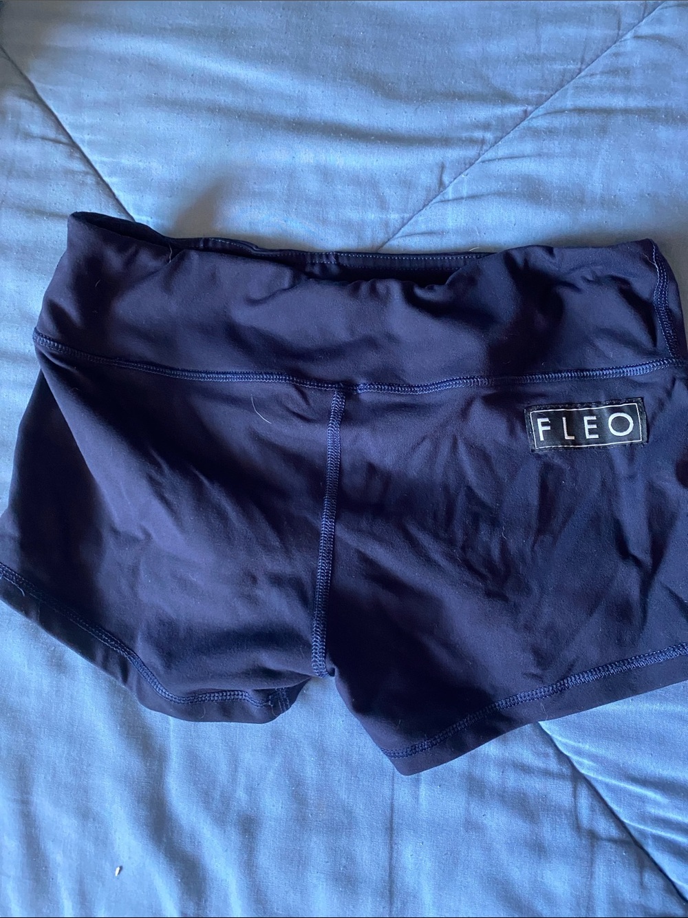 Fleo Women's Dark Navy Athletic Shorts